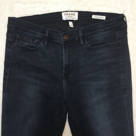 Frame‎ Le Skinny De Jeanne Jeans, Manor Avenue Size 32 Winter High Boots comfy - Picture 5 of 11